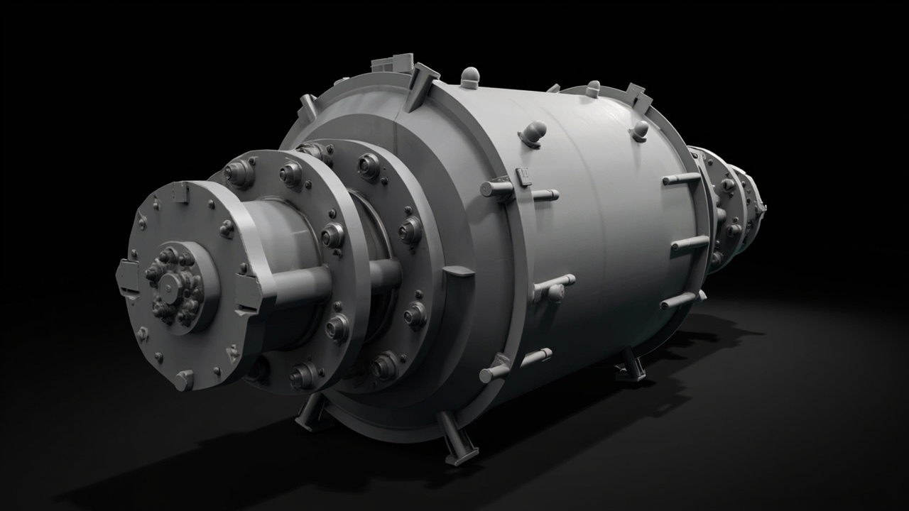 Modelo CAD molino SAG