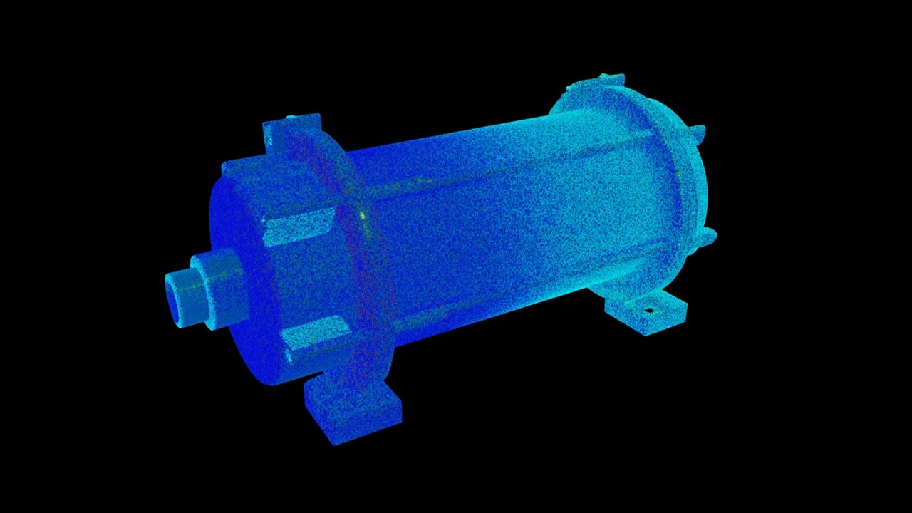 Scan del shell del molino