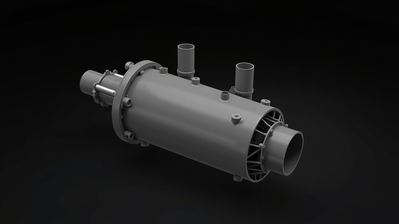 Modelo CAD convertidor